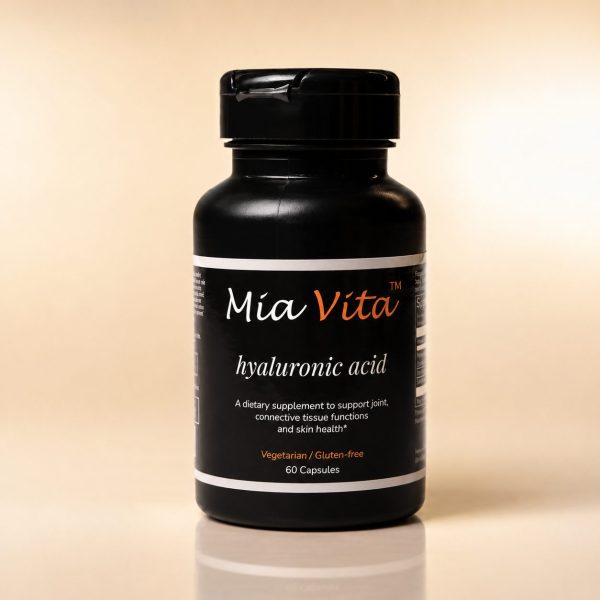 Bottle of Mia Vita® Hyaluronic Acid (Oral Dietary Supplement)