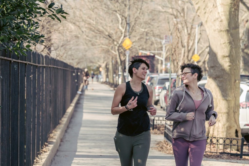 Two Women Going For A Run