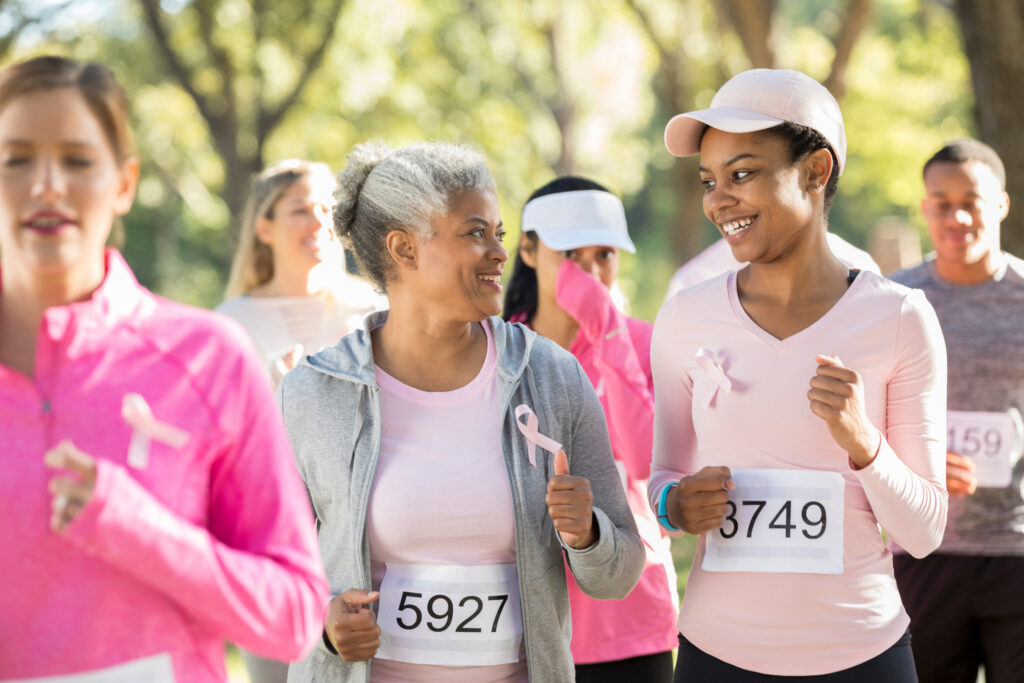 breast cancer survivors running