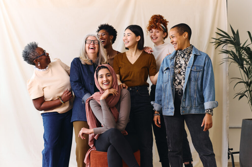 image of mixed race women