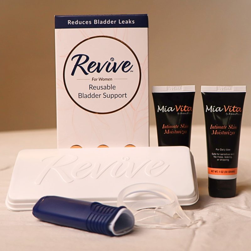 2 tubes Mia Vita Gel with the Revive SUI Bladder support device